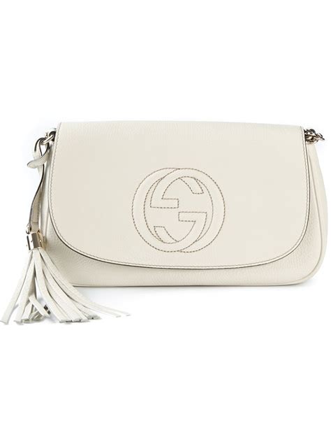 gucci soho crossbody white|authentic Gucci soho crossbody bag.